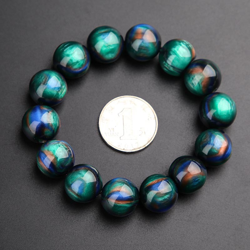 Colorful Sea Willow Mala Positive Bracelet Ring