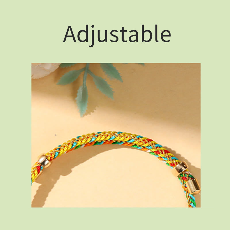 Colorful Rope Zongzi Pattern Luck Handmade Child Adult Bracelet