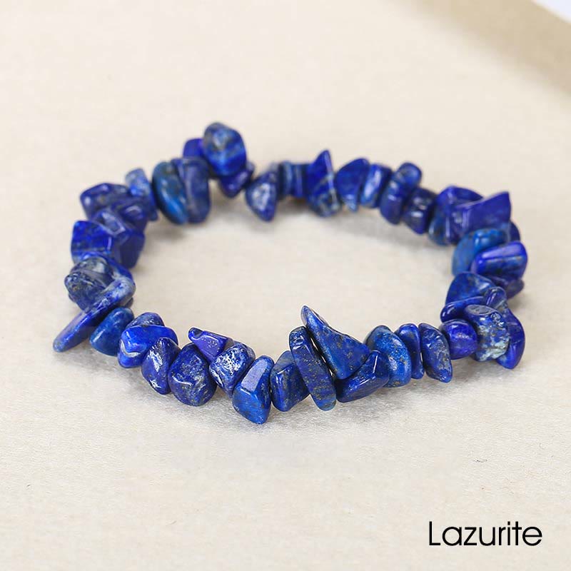 Irregular Cut Crystal Stone Bracelet | Natural Energy Anchor