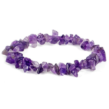 Natural Round Gemstone Beaded Energy Bracelet - Multi-Crystal Selection
