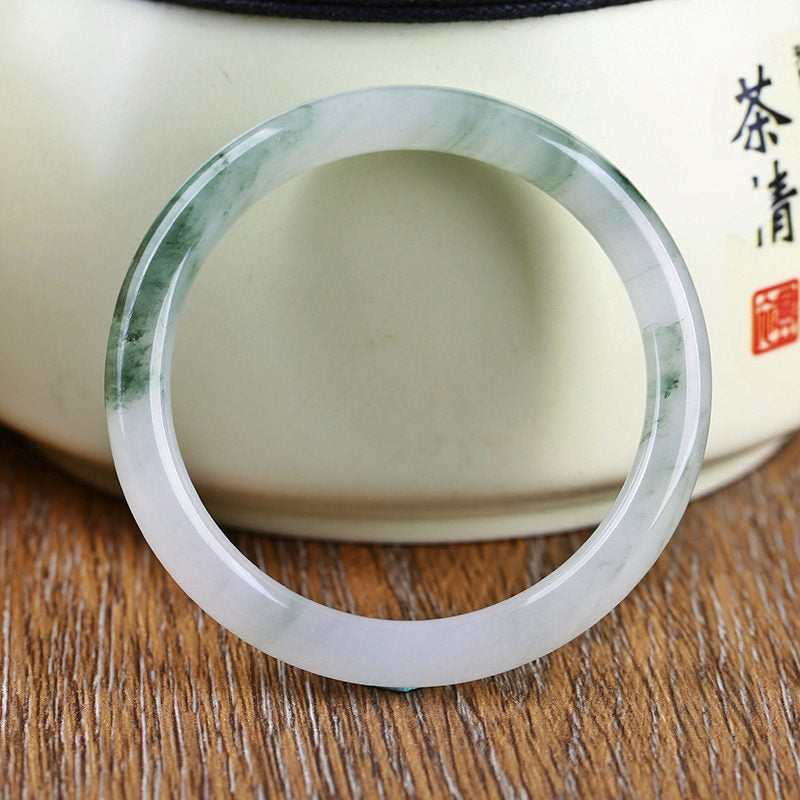 Natural Jade Abundance Protection Bracelet Bangle