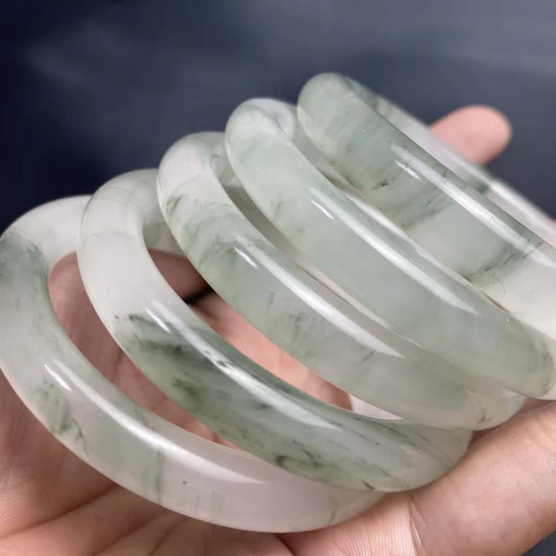 Authentic Jade Bangle Bracelet for Growth & New Beginnings