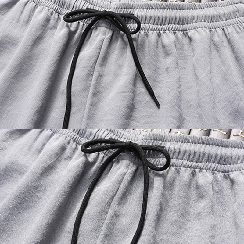 Tactile Breathable Mandarin Collar Qi Gong Men's Meditation Set