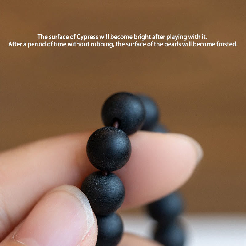 Tibetan Double Layer Cypress Bodhi Lotus Healing Bracelet