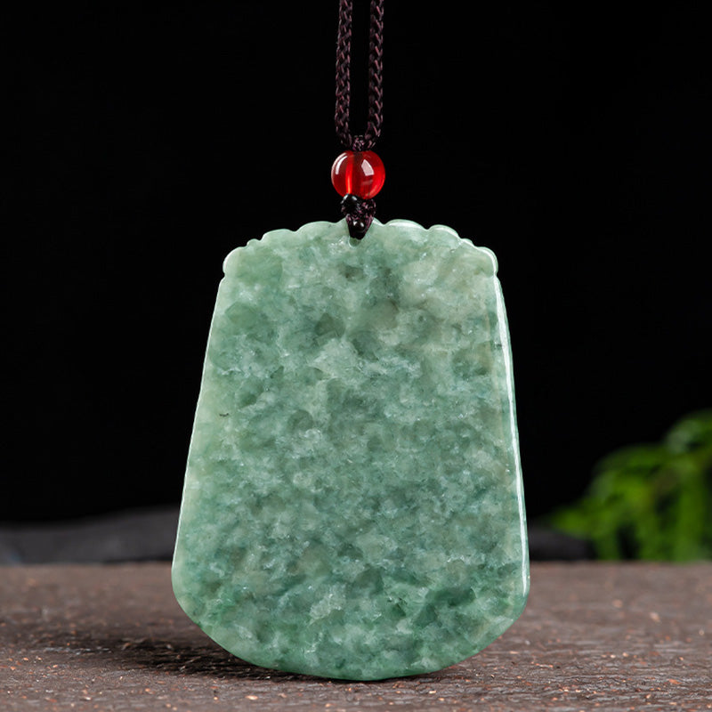 Chinese Zodiac Dragon Jade Strength Necklace String Pendant
