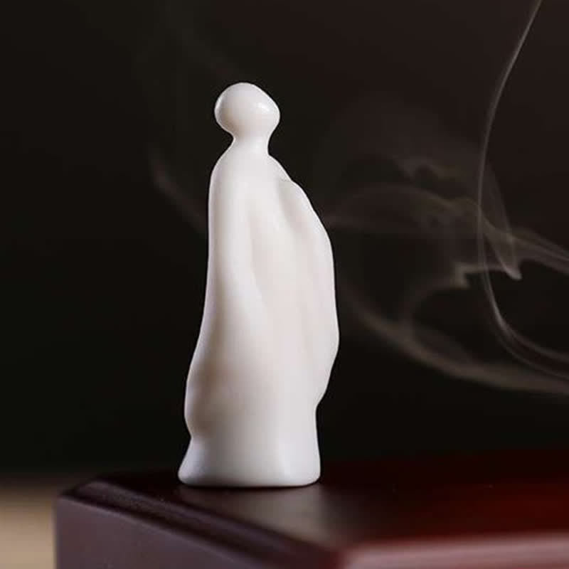 Tibetan Lotus Ceramic Incense Burner for Aromatic Rituals