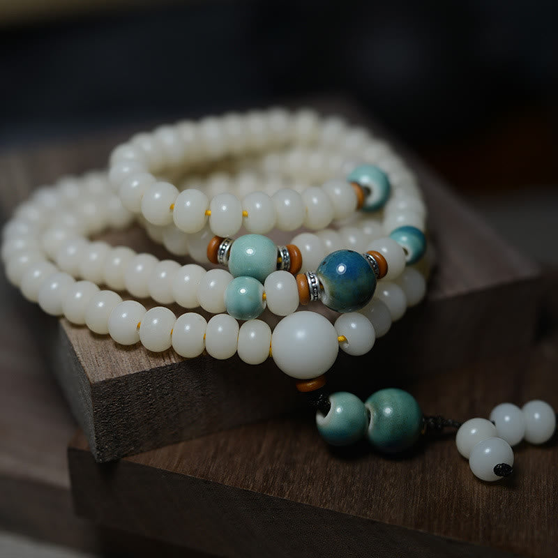 108 Mala Beads Bodhi Seed Keep Away Evil Spirits Calm Bracelet