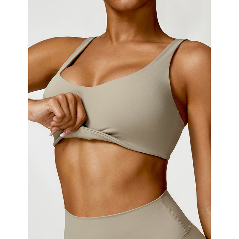 Breathable Stretch Backless Yoga Meditation 2-Piece Outfit