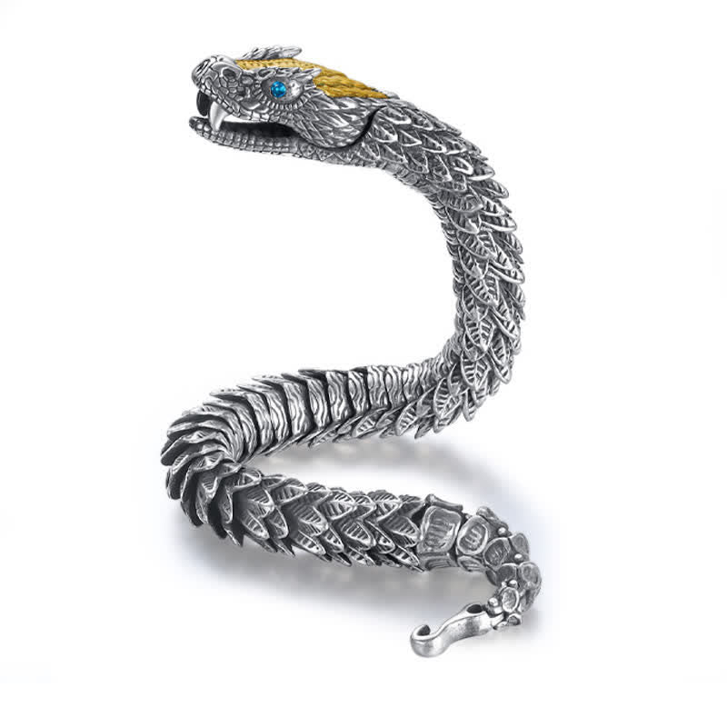 Dragon Snake Handmade Amulet Protection Chain Bracelet