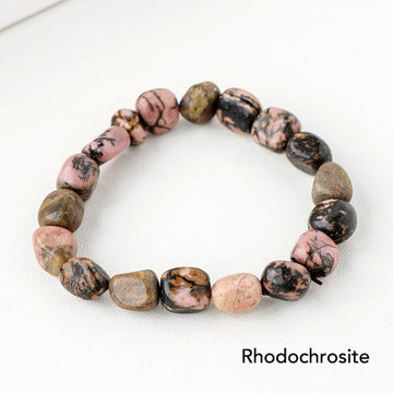 Natural Irregular Shape Crystal Stone Spiritual Awareness Bracelet