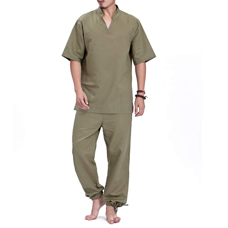 Handcrafted Cotton Linen Minimalist Meditation Practice Set