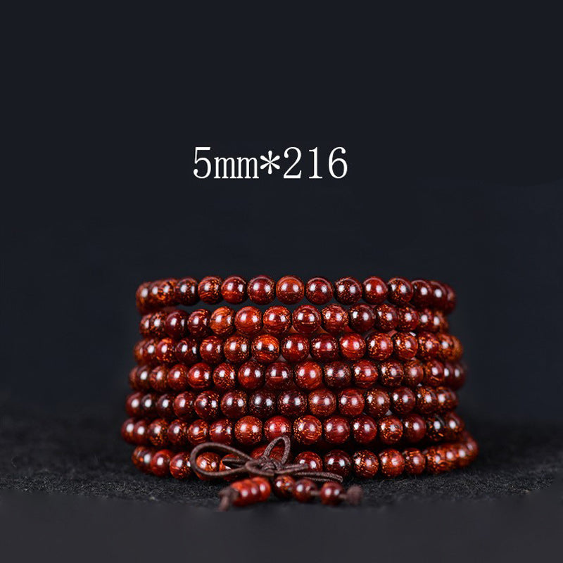 Tibetan Small Leaf Red Sandalwood Balance Bracelet (Extra 30% Off | USE CODE: FS30)