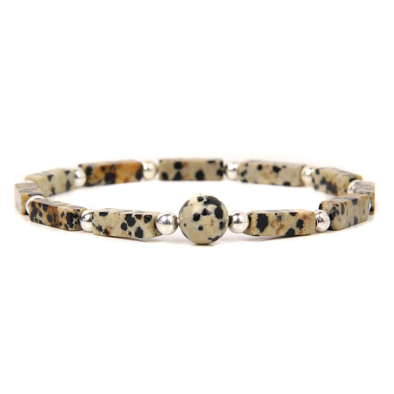 Natural Crystal Amethyst Tiger Eye Spiritual Balance Bracelet