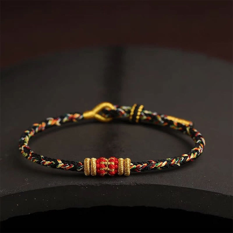 Handmade Colorful Rope King Kong Knot Braided Luck Bracelet