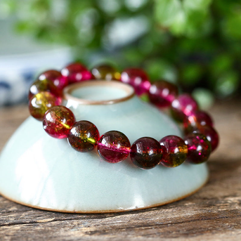 Natural Tourmaline Love Wisdom Bracelet