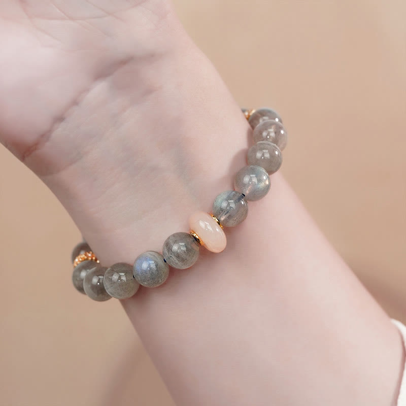 Natural Labradorite Moonstone Healing Change Bracelet
