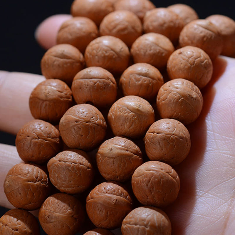 Handmade Nepal 108 Bodhi Seed Mala Tassel Bracelet