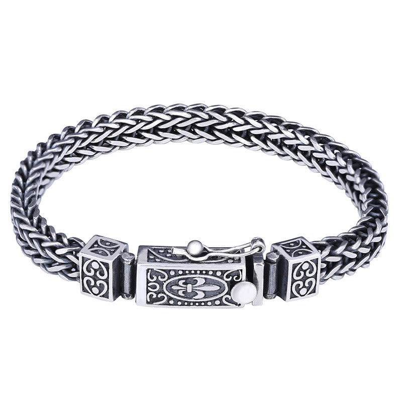 Retro Dragon Keel Braided Design Balance Healing Bracelet