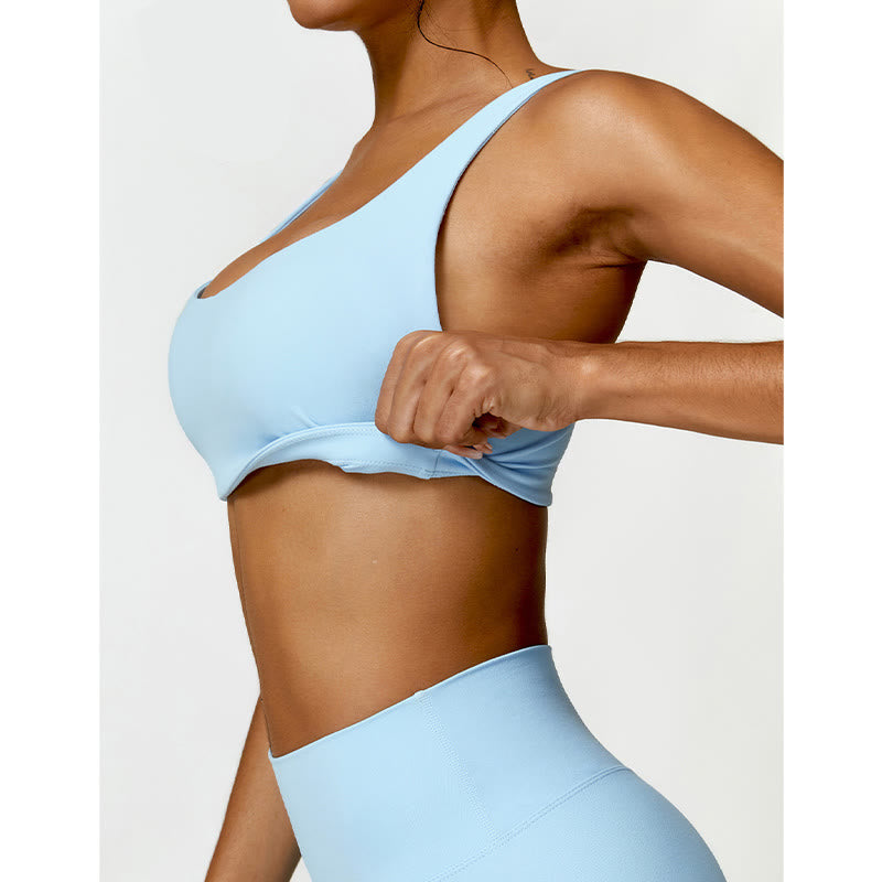 Breathable Stretch Backless Yoga Meditation 2-Piece Outfit