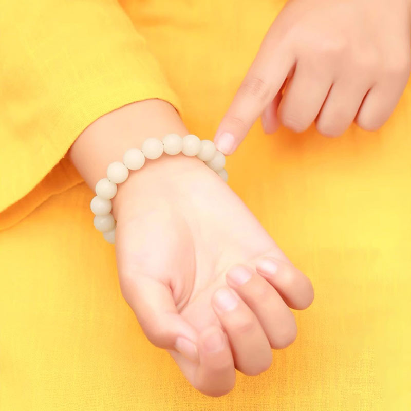 Bodhi Seed and Gemstone Meditation Wrist Mala Bracelet