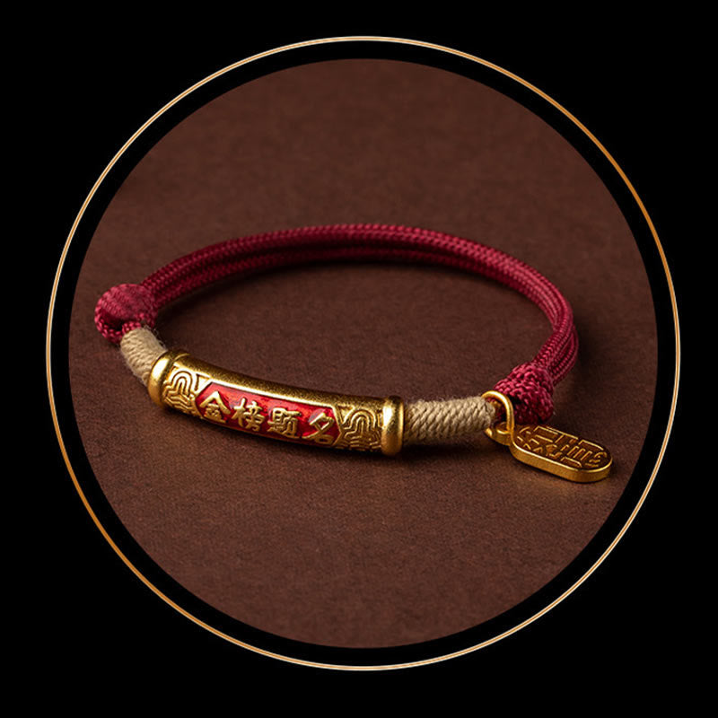 999 Sterling Silver Tibet Handmade Om Mani Padme Hum Fu Character TopRank Character Luck Braided Bracelet