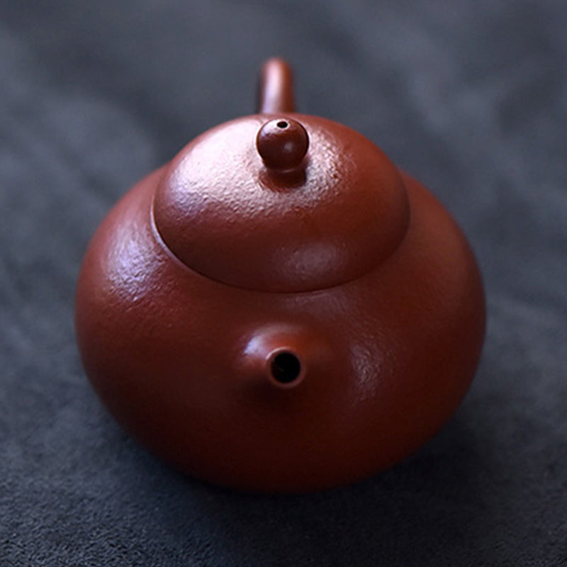 Yixing All Handmade Wen Dan Brown Purple Clay Kung Fu Teapot