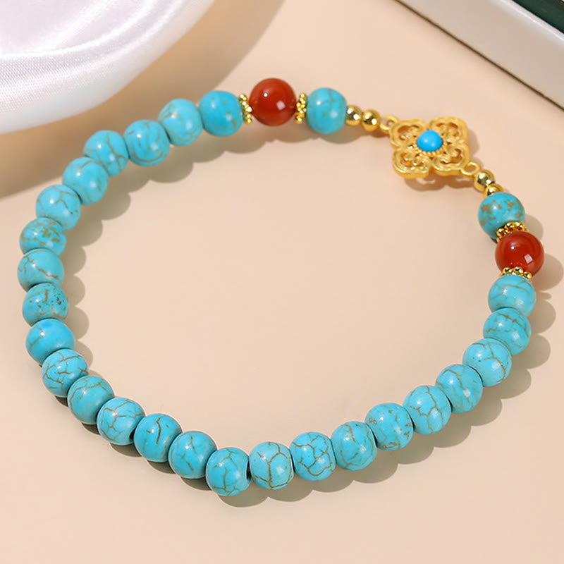 Turquoise Bead Protection Balance Bracelet