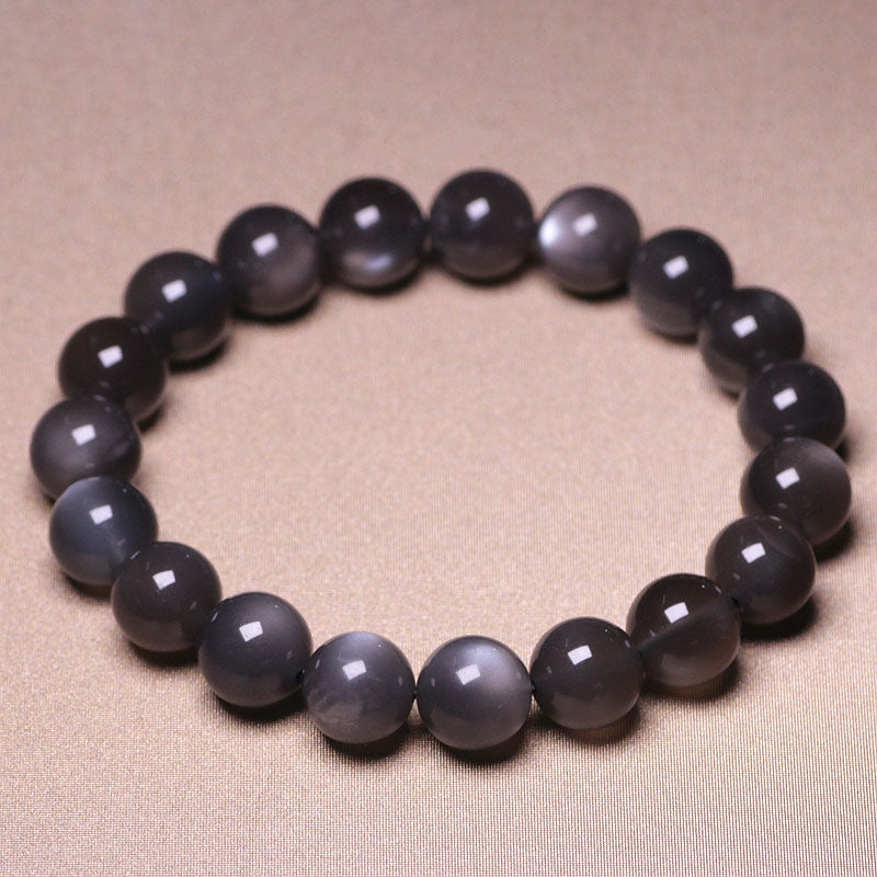 Natural Moonstone Beaded Bracelet for Emotional Harmony & Growth