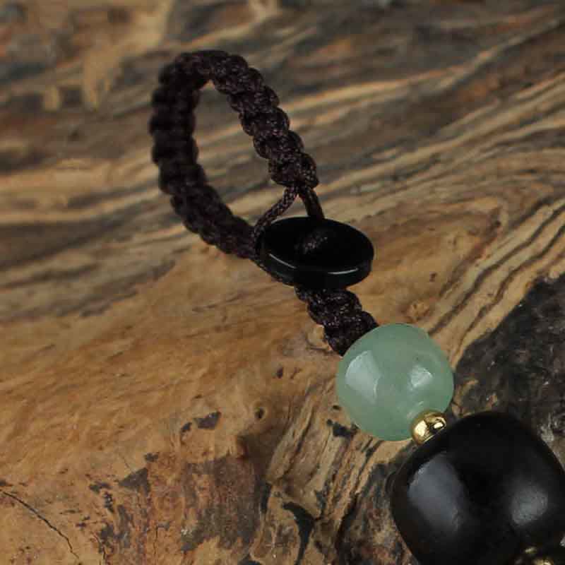 PiXiu Jade Peace Buckle Abundance Wealth Key Chain