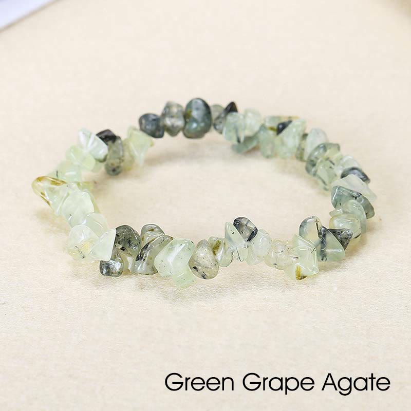Irregular Cut Crystal Stone Bracelet | Natural Energy Anchor