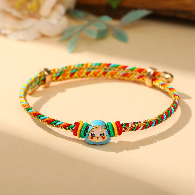 Colorful Rope Zongzi Pattern Luck Handmade Child Adult Bracelet