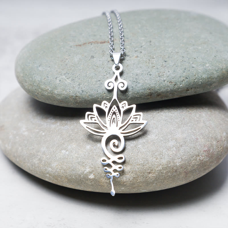 Lotus Luck Wealth Necklace Pendant