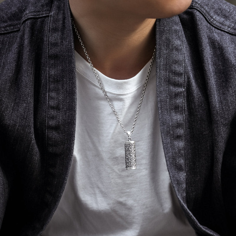 Six True Words Protection Necklace Pendant