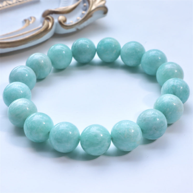 Natural Amazonite Beads Healing Confidence Bracelet