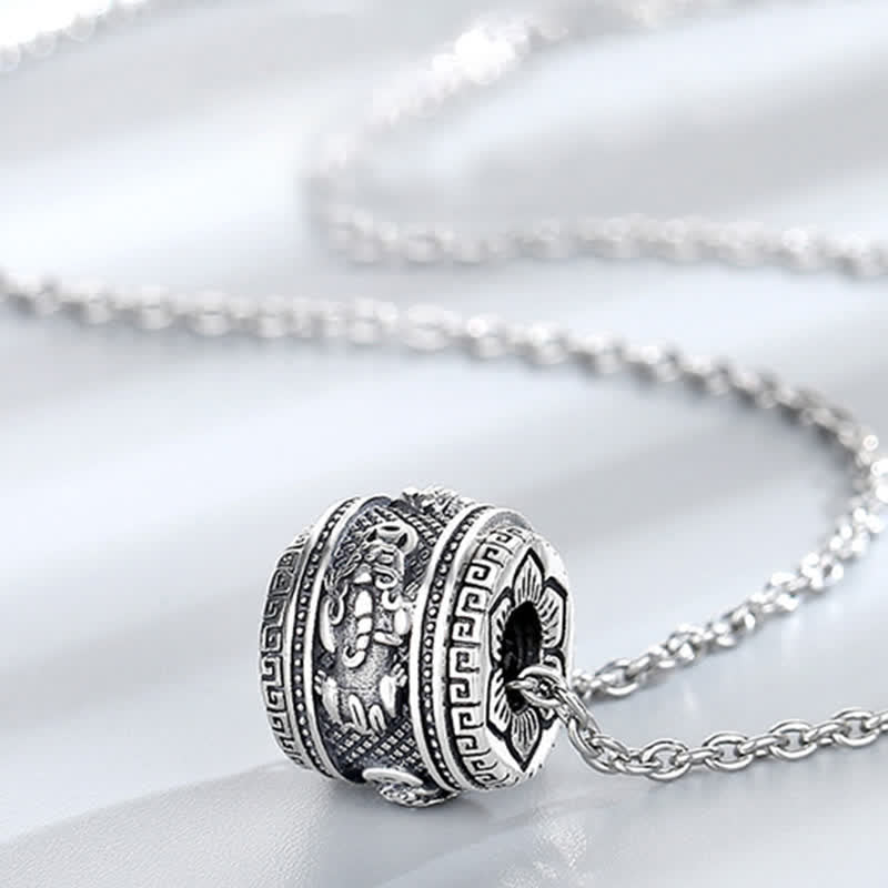 PiXiu Luck Wealth Rotatable Necklace Pendant