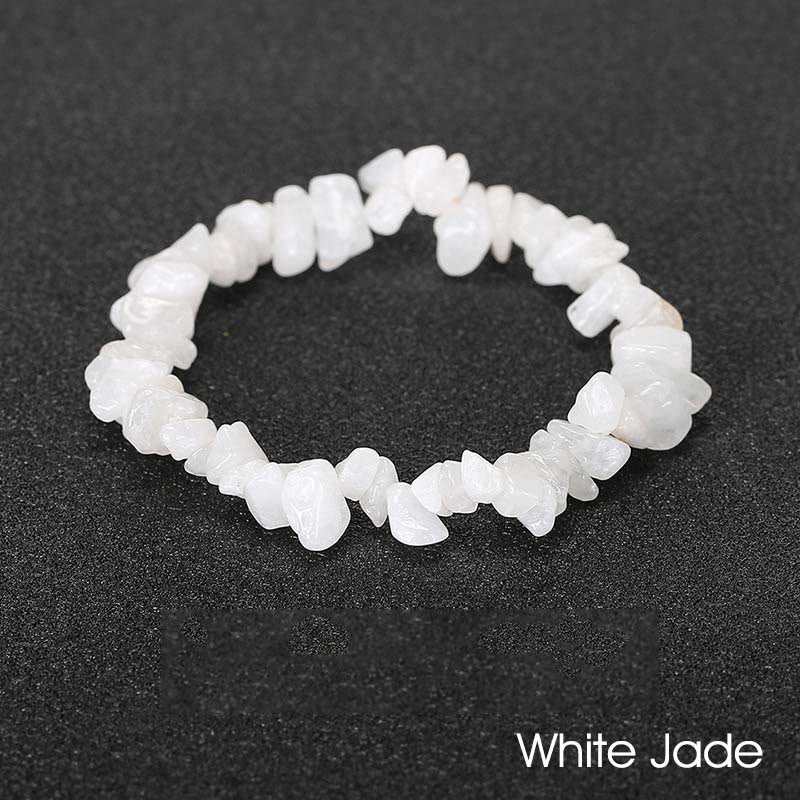 Irregular Cut Crystal Stone Bracelet | Natural Energy Anchor
