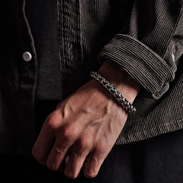 Retro Dragon Scale Pattern Success Strength Bracelet