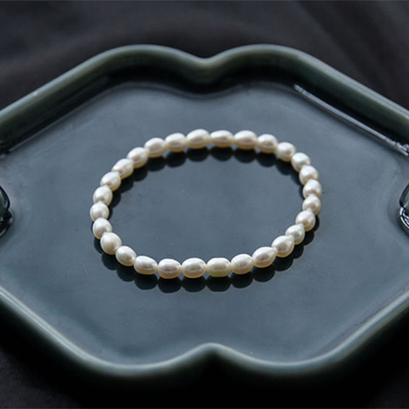Natural Pearl Healing Beaded Bracelet