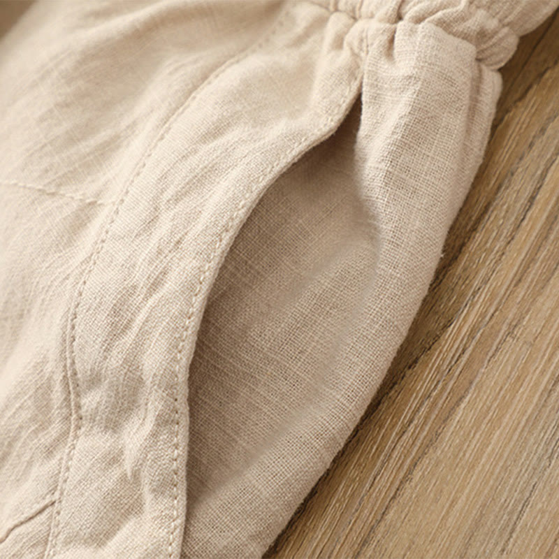 Solid Color Loose Yoga Harem Pants With Pockets