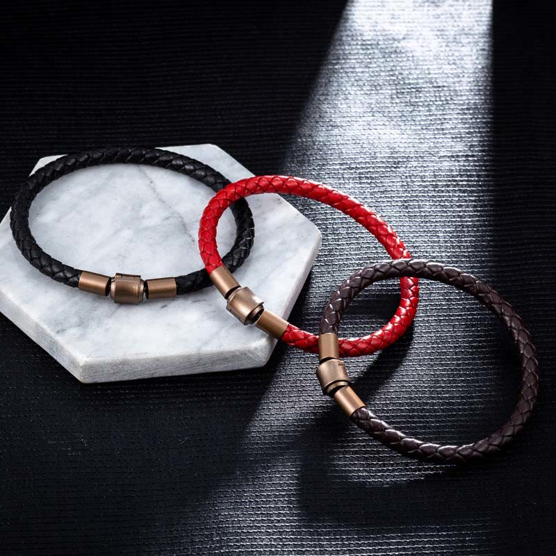 Vintage Leather Rope Luck Braid String Bracelet