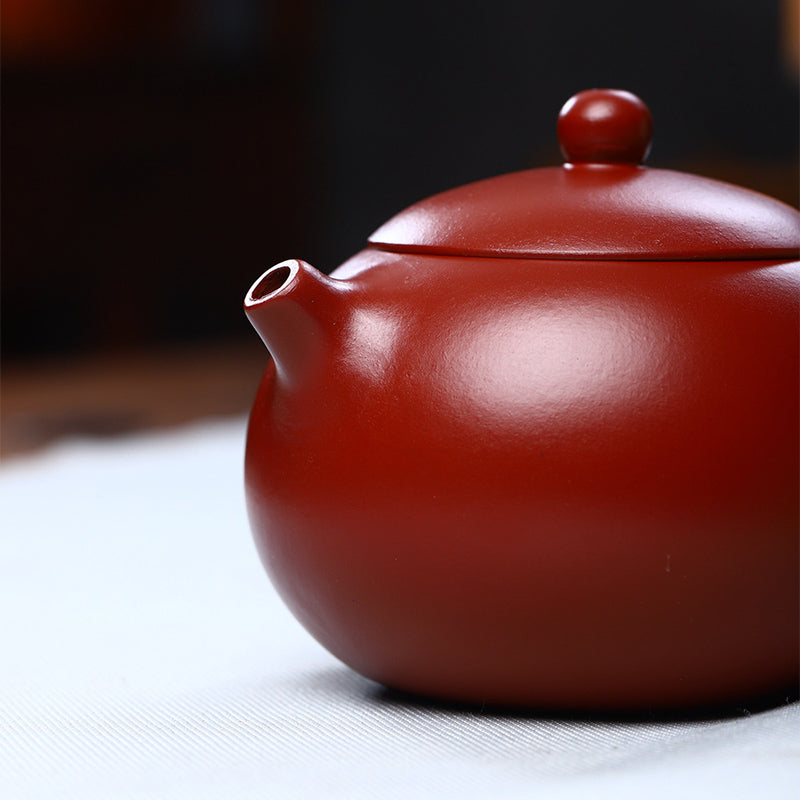 Vintage Xishi Teapot Purple Clay Kung Fu Teapot 240ml