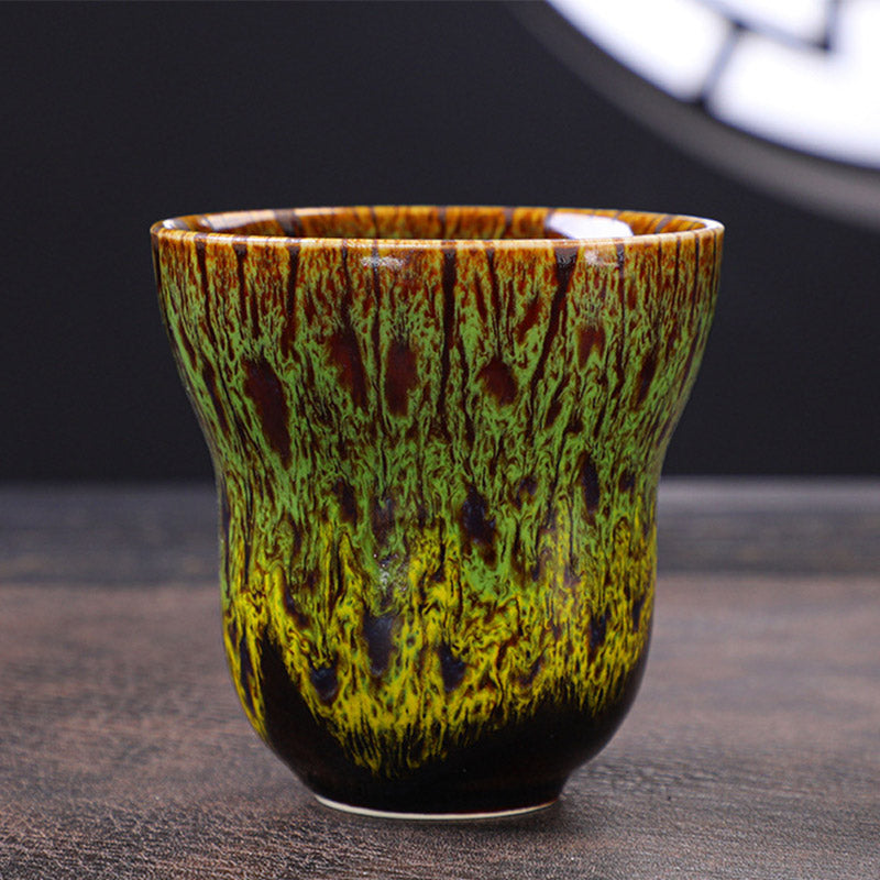Vintage Kiln Change Design Ceramic Coffee Mug Tea Cup 150ml