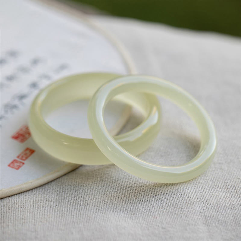 Natural Afghanistan Jade Abundance Cuff Bracelet Bangle