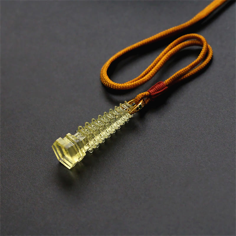 Liuli Ancient Pagoda Wisdom Necklace