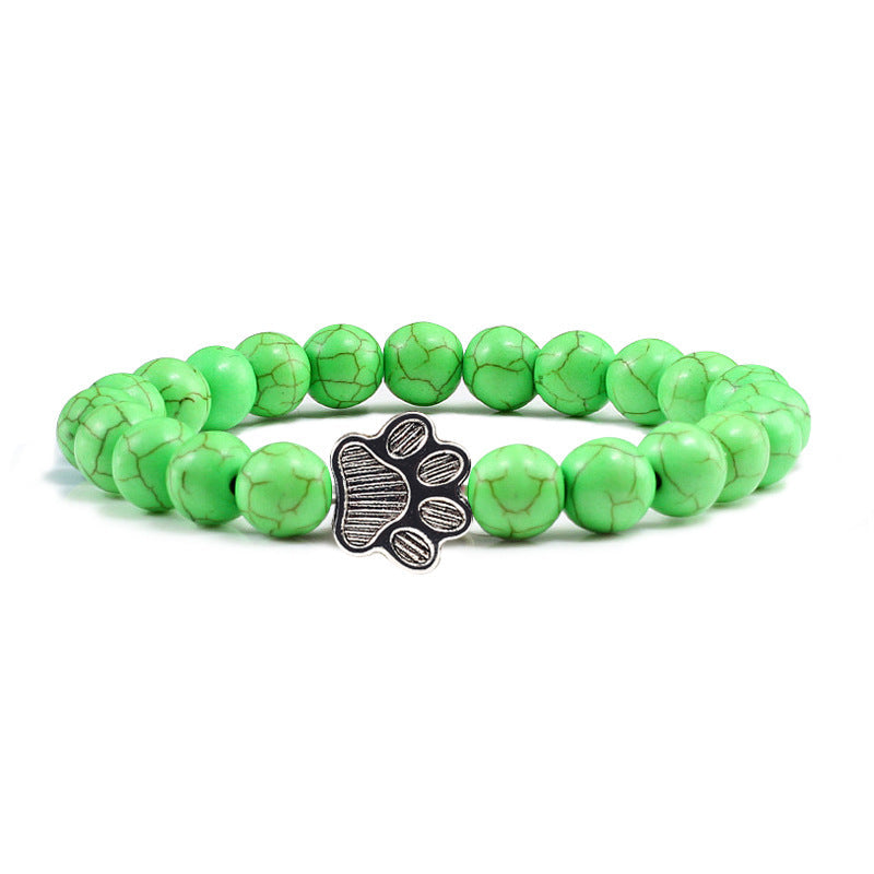 “Save A Dog” Stone Bracelet