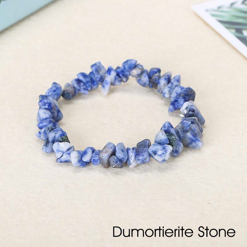 Irregular Cut Crystal Stone Bracelet | Natural Energy Anchor
