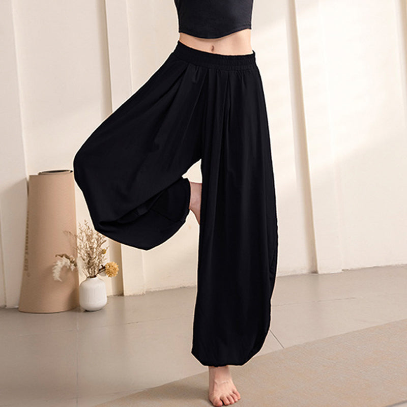 Simple Design Trousers Sports Fitness Yoga Women's Yoga Pants