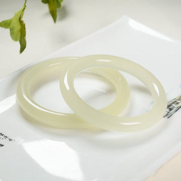 Natural Afghanistan Jade Abundance Cuff Bracelet Bangle