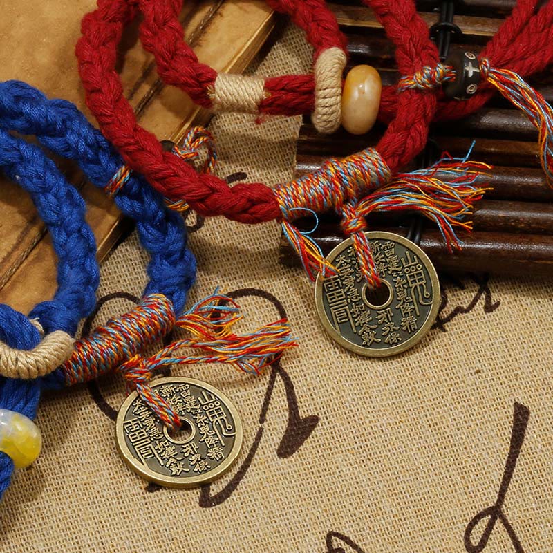 Mountain Ghosts Spend Money Ward Off Evil Spirits Handmade Bracelet