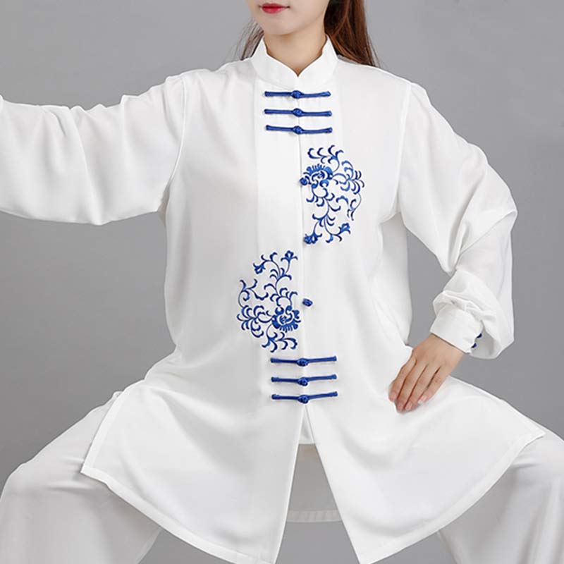 Breathable Unisex Two-Piece Meditation and Tai Chi Practice Uniform